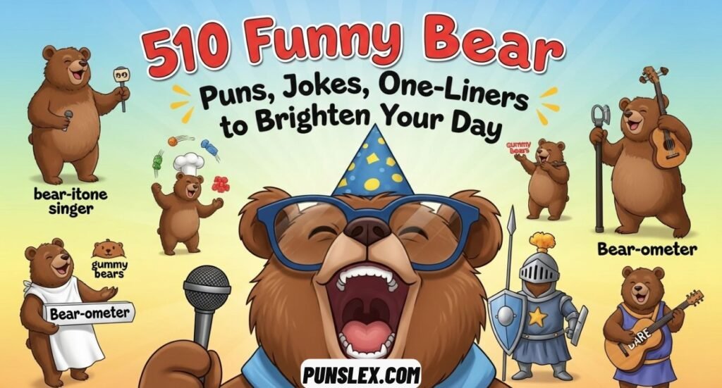 Funny Bear Puns, Jokes