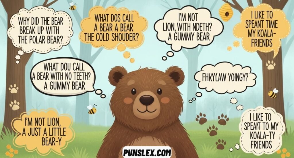 Funny Bear Puns, Jokes