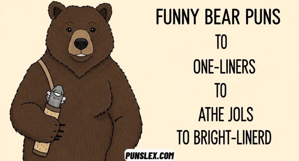 Funny Bear Puns, Jokes