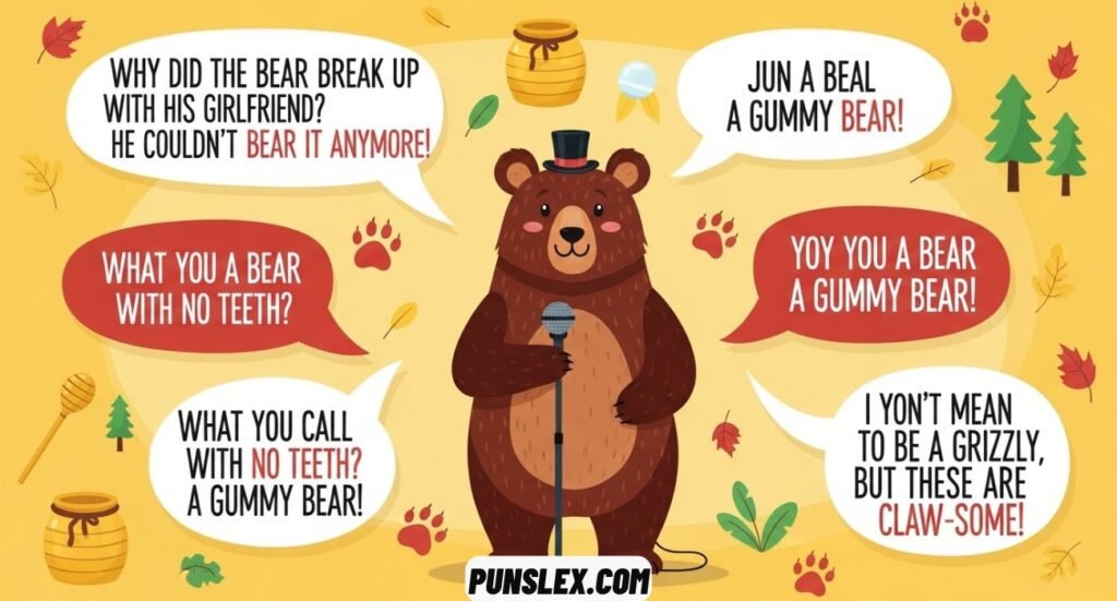 Funny Bear Puns, Jokes