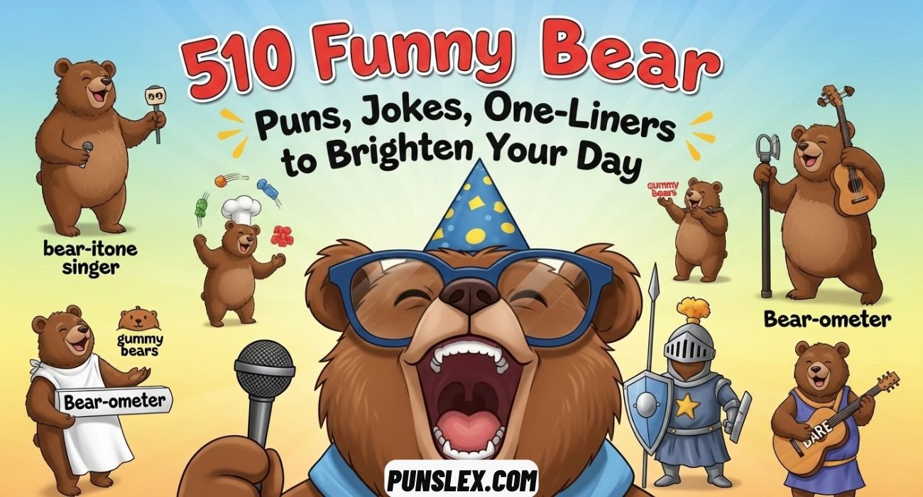 Funny Bear Puns, Jokes