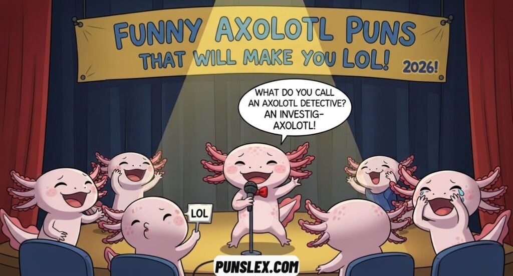 Axolotl Puns