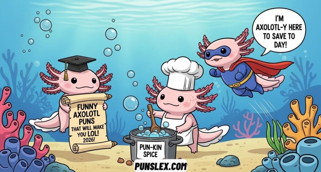 Axolotl Puns