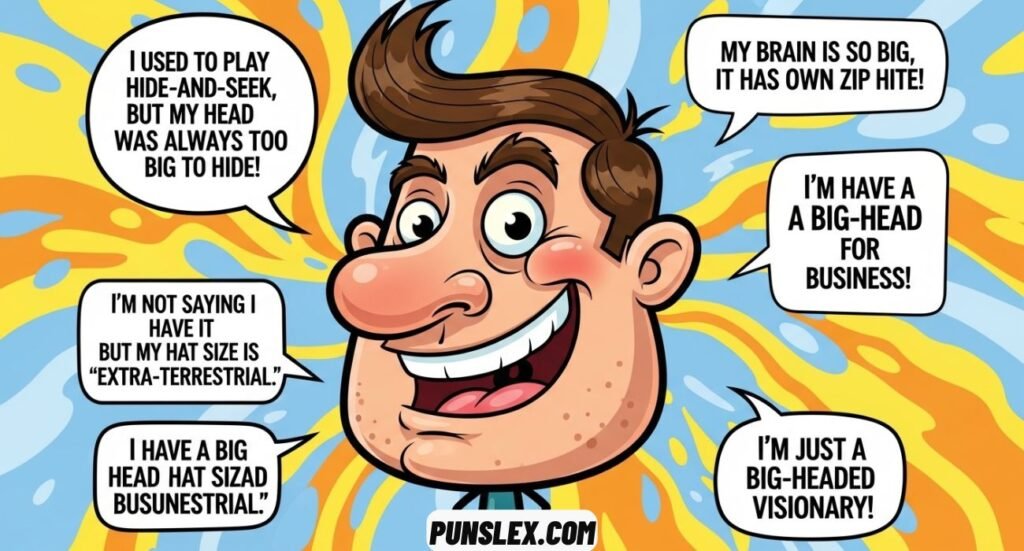 Funniest “Big Head Jokes & Puns