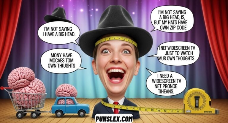 Funniest “Big Head Jokes & Puns