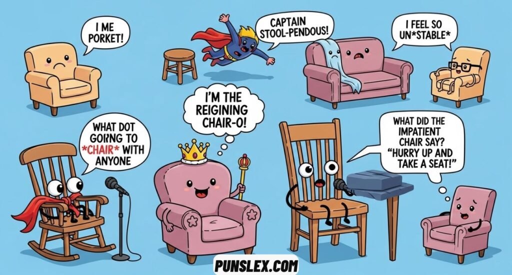 Funny Chair Puns