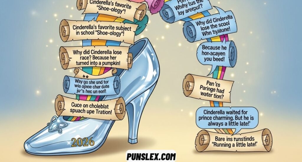 Funny Cinderella Puns & Jokes