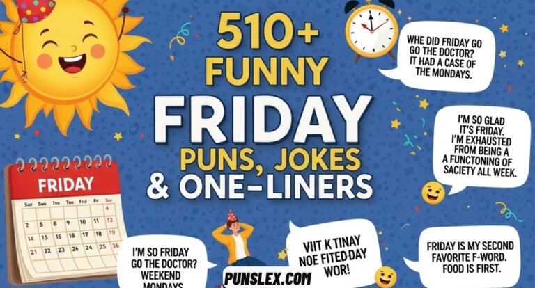 Funny Friday Puns, Jokes