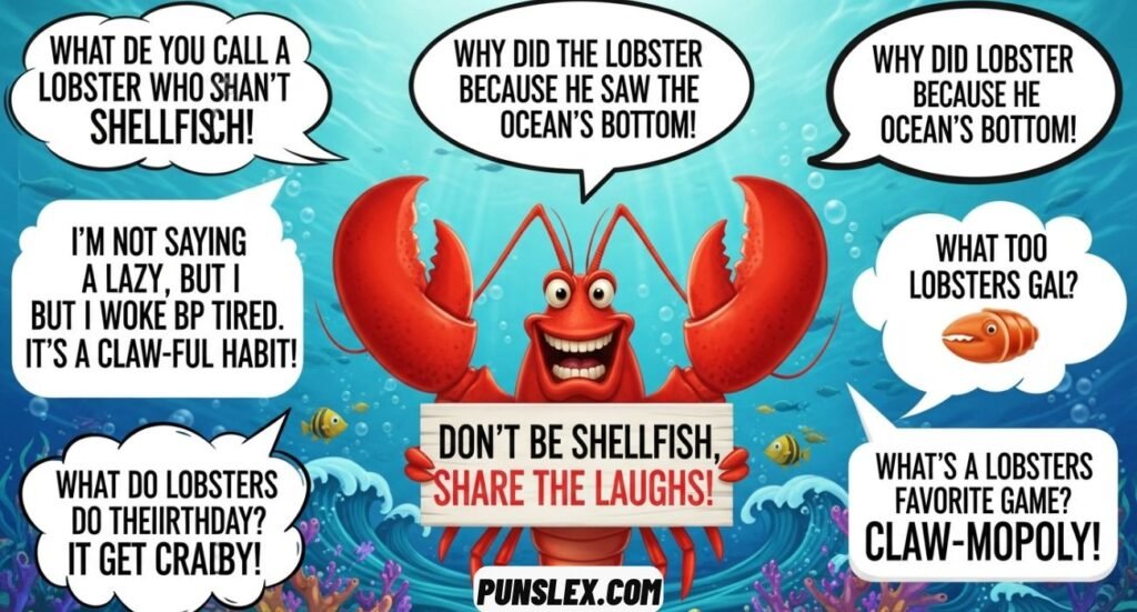 Funny Lobster Puns, Jokes