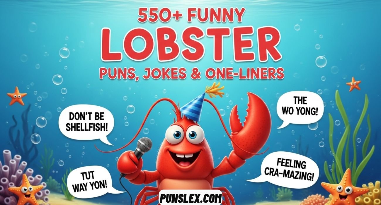 Funny Lobster Puns, Jokes