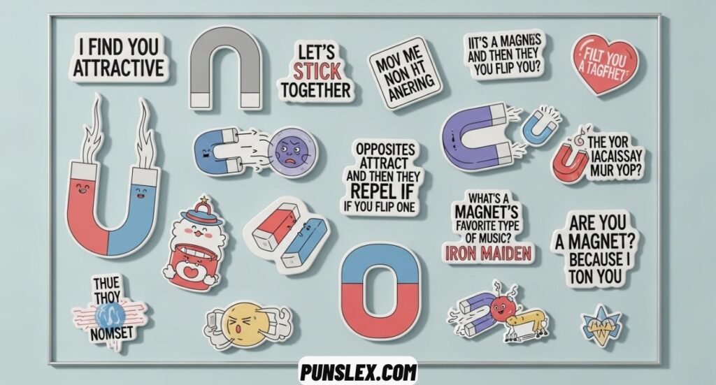 Funny Magnet Puns & Jokes