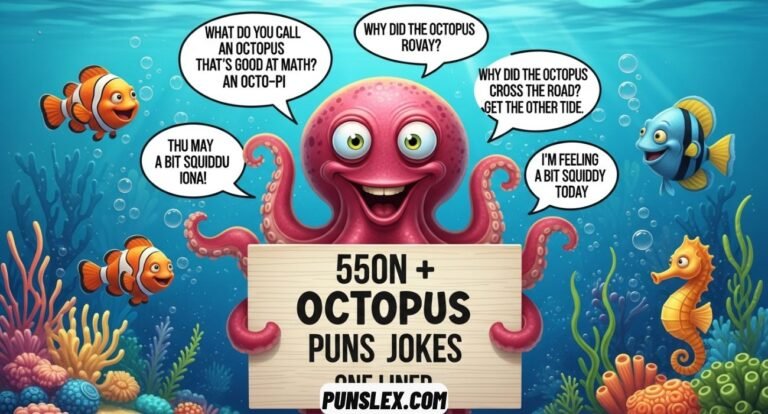 Funny Octopus Puns Jokes