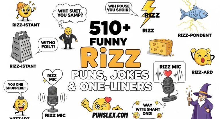 Funny Rizz Puns, Jokes