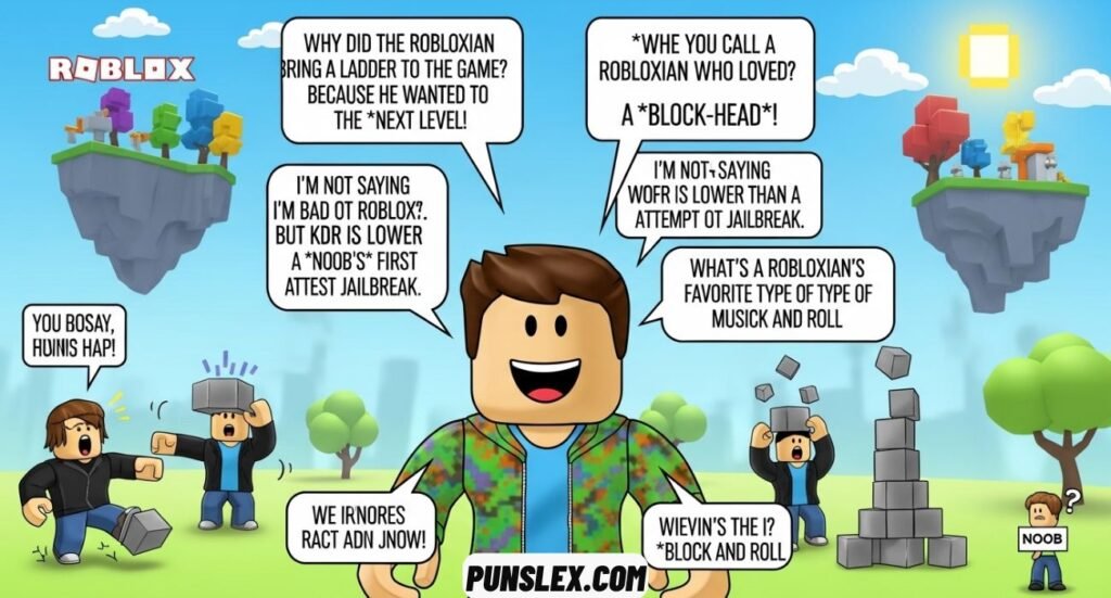 Funny Roblox Puns, Jokes