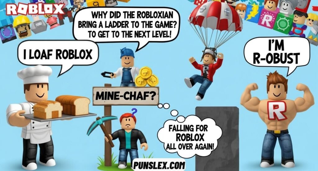 Funny Roblox Puns, Jokes