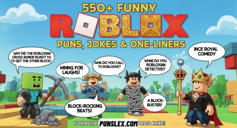 Funny Roblox Puns, Jokes