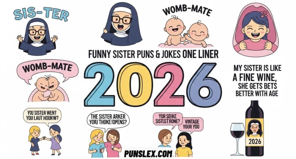 Funny Sister Puns & Jokes