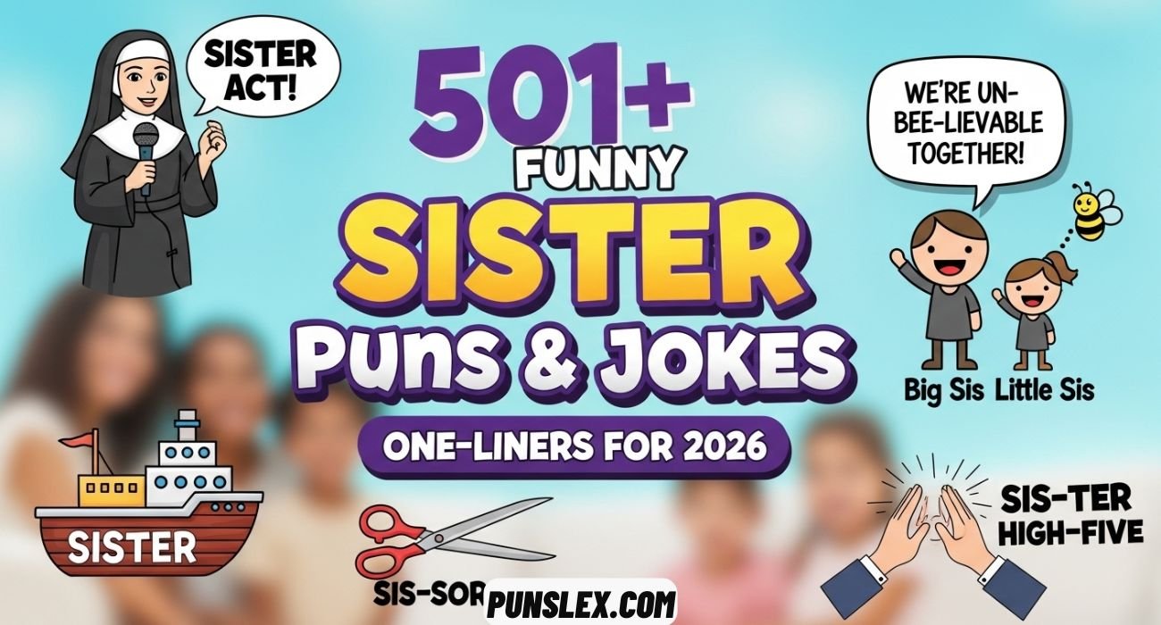 Funny Sister Puns & Jokes