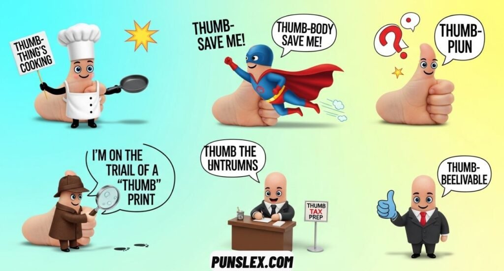 Funny Thumb Puns