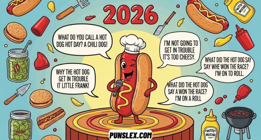 Hot Dog Puns & Jokes