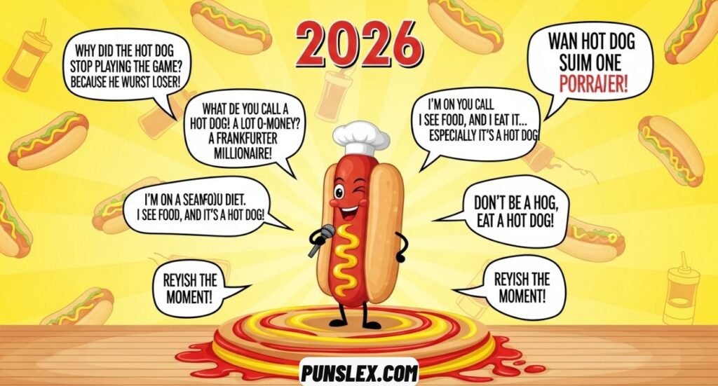 Hot Dog Puns & Jokes