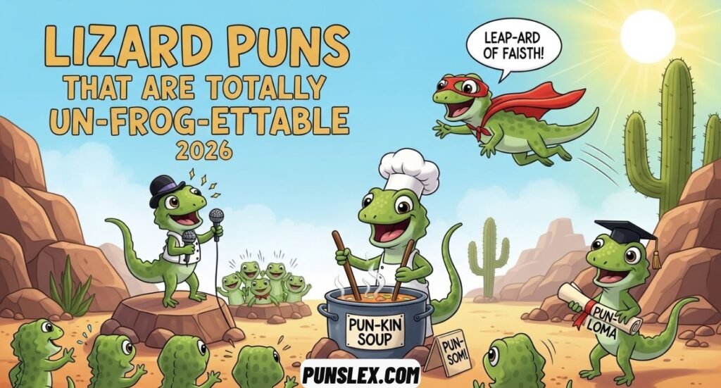 Lizard Puns