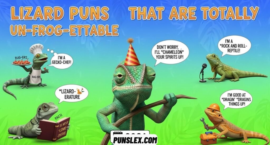 Lizard Puns