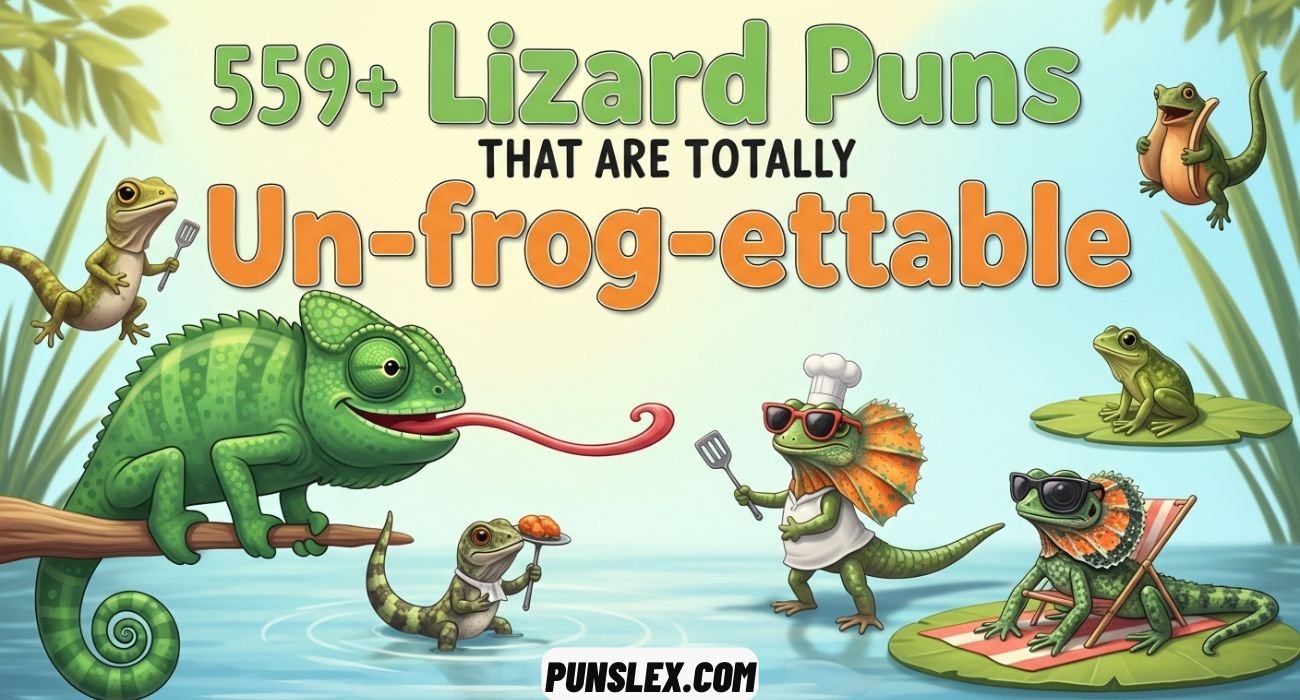 Lizard Puns