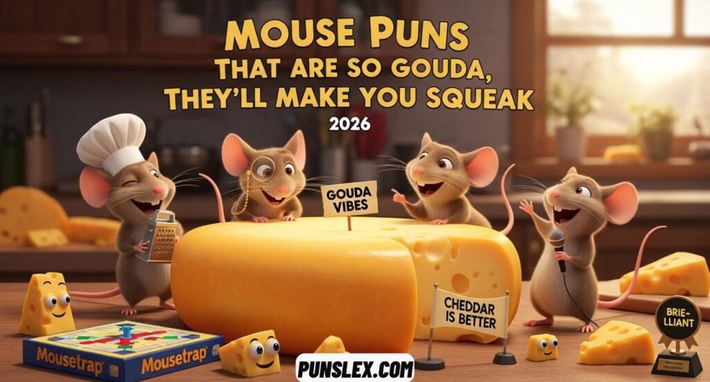 Mouse Puns That Are So Gouda