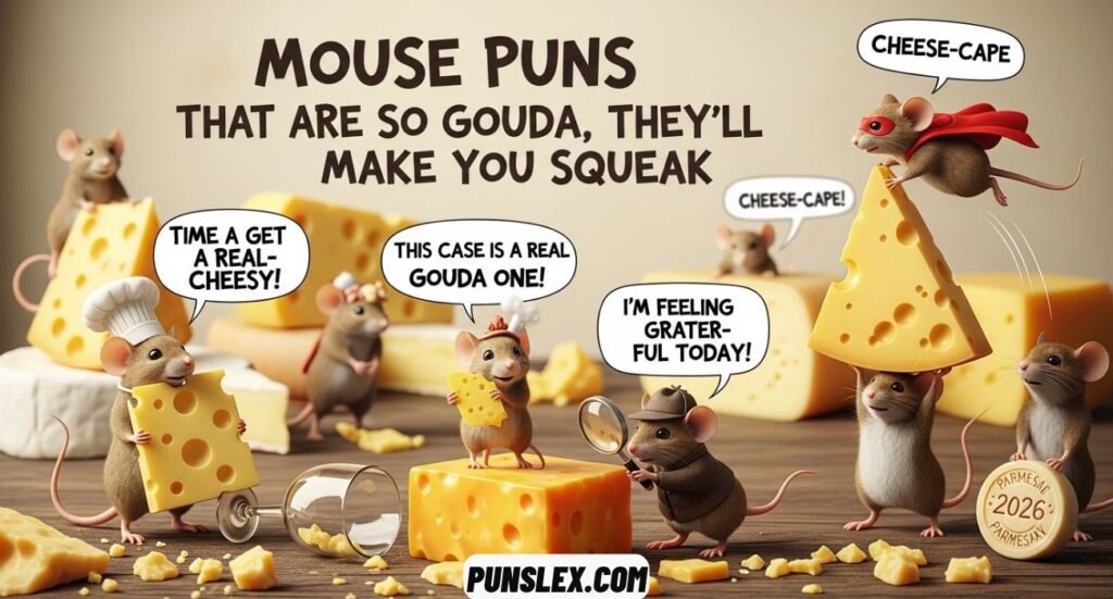 Mouse Puns That Are So Gouda