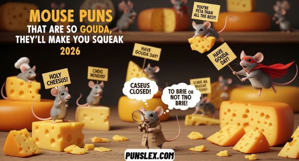 Mouse Puns That Are So Gouda