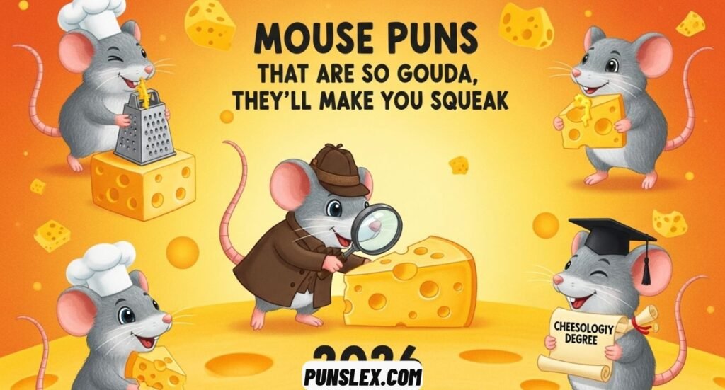 Mouse Puns That Are So Gouda