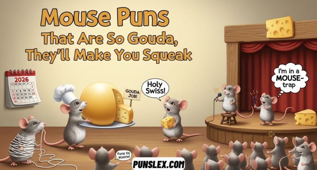 Mouse Puns That Are So Gouda