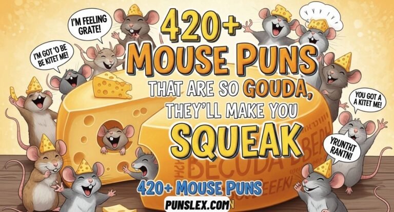 Mouse Puns That Are So Gouda