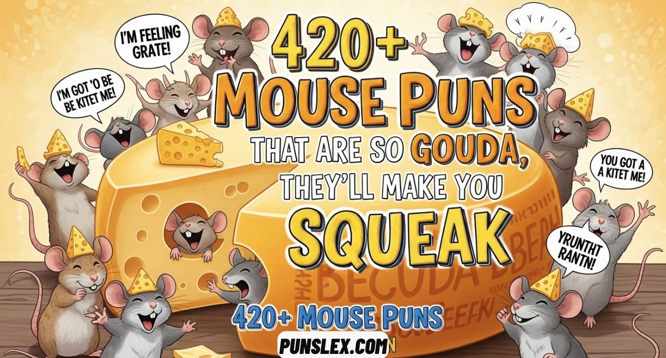 Mouse Puns That Are So Gouda