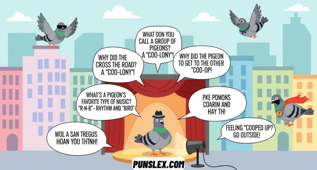 Pigeon Puns & Jokes