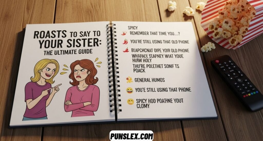 Roasts to Say to Your Sister